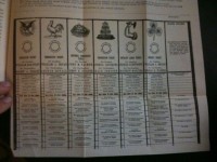 Ballot insert
